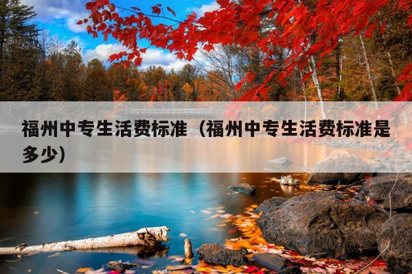 福州中專生活費標(biāo)準(zhǔn)（福州中專生活費標(biāo)準(zhǔn)是多少）